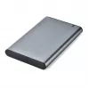 Gembird EE2-U3S-6-GR išorinis USB 3.1 dėklas 2.5 inch SATA HDD/SSD su USB-C prievadu, šlifuotas aliuminis - pilka