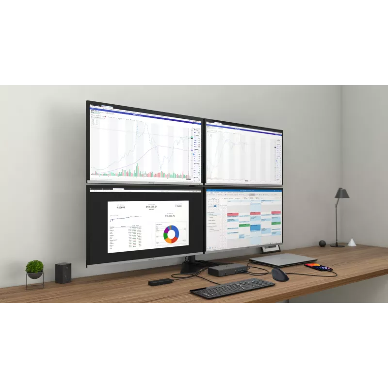 Docking stotelė i-tec USB-C Quattro Display su Power Delivery 85 W