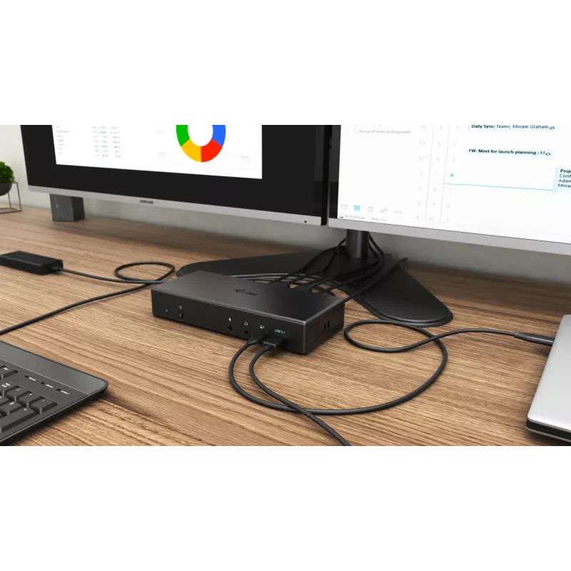 Docking stotelė i-tec USB-C Quattro Display su Power Delivery 85 W