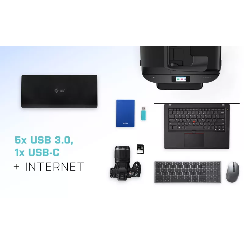 Docking stotelė i-tec USB-C Quattro Display su Power Delivery 85 W