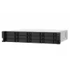 QNAP TS-1273AU-RP-8G NAS / saugojimo serveris Rack (2U) Ryzen Embedded V1500B 8 GB DDR4 0 TB QNAP QTS aliuminis, juoda