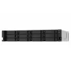 QNAP TS-1273AU-RP-8G NAS / saugojimo serveris Rack (2U) Ryzen Embedded V1500B 8 GB DDR4 0 TB QNAP QTS aliuminis, juoda