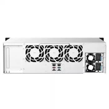 QNAP TS-1673AU-RP-16G NAS / server saugykla stelaže (3U) Ryzen Embedded V1500B 16 GB DDR4 0 TB QNAP QTS juoda, pilka