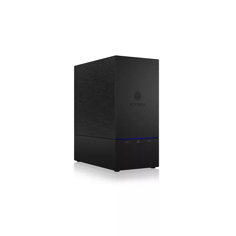 ICY BOX IB-RD3621-C31 išorinis diskų masyvas 0 TB, juodas