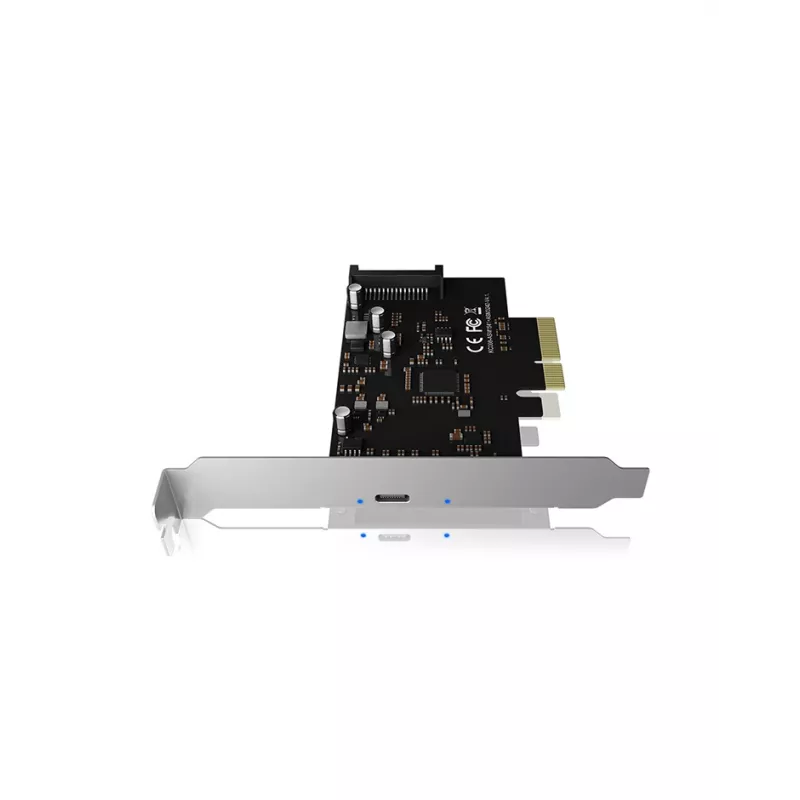 ICY BOX IB-PCI1901-C32 PCIe 3.0 x4 valdiklio plokštė, 1x USB-C 3.2 Gen 2x2, juoda