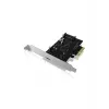 ICY BOX IB-PCI1901-C32 PCIe 3.0 x4 valdiklio plokštė, 1x USB-C 3.2 Gen 2x2, juoda