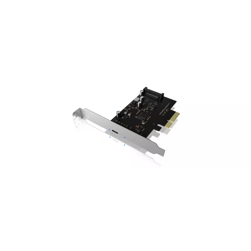 ICY BOX IB-PCI1901-C32 PCIe 3.0 x4 valdiklio plokštė, 1x USB-C 3.2 Gen 2x2, juoda