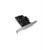 ICY BOX IB-PCI1901-C32 PCIe 3.0 x4 valdiklio plokštė, 1x USB-C 3.2 Gen 2x2, juoda