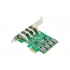DIGITUS USB 3.0 PCI-E papildymo kortelė, 4 prievadai A/F, VL805, maitinama iš PCIe