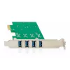 DIGITUS USB 3.0 PCI-E papildymo kortelė, 4 prievadai A/F, VL805, maitinama iš PCIe