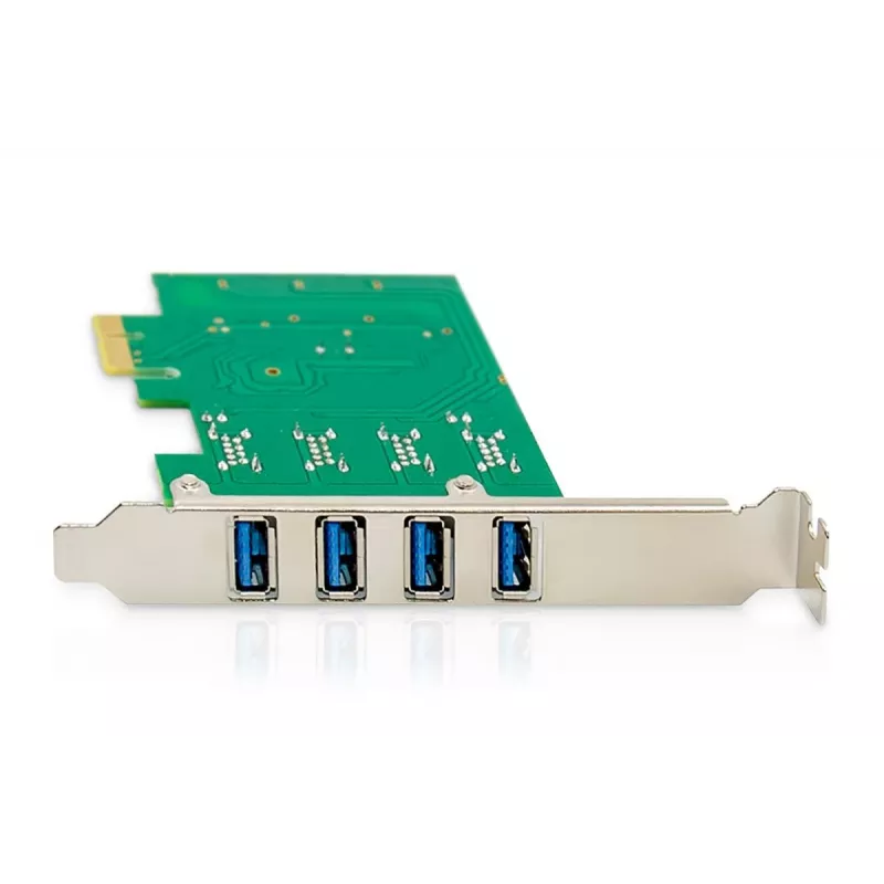 DIGITUS USB 3.0 PCI-E papildymo kortelė, 4 prievadai A/F, VL805, maitinama iš PCIe