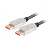 DisplayPort kabelis LANBERG CA-DPDP-20CU-0018-BK 1,8 m DisplayPort 1.4 32,4 Gbit/s HDR auksu dengtas