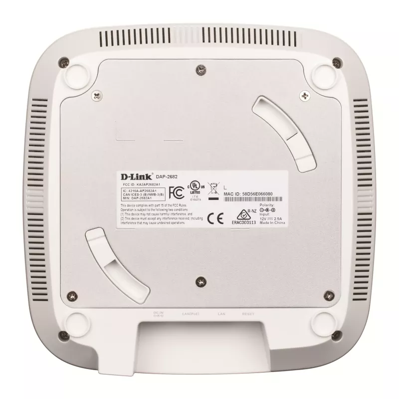 D-Link DAP-2682 belaidis prieigos taškas AC2300 Wave2 Dual-Band PoE, 2,4 GHz, 5 GHz, iki 2300 Mbit/s