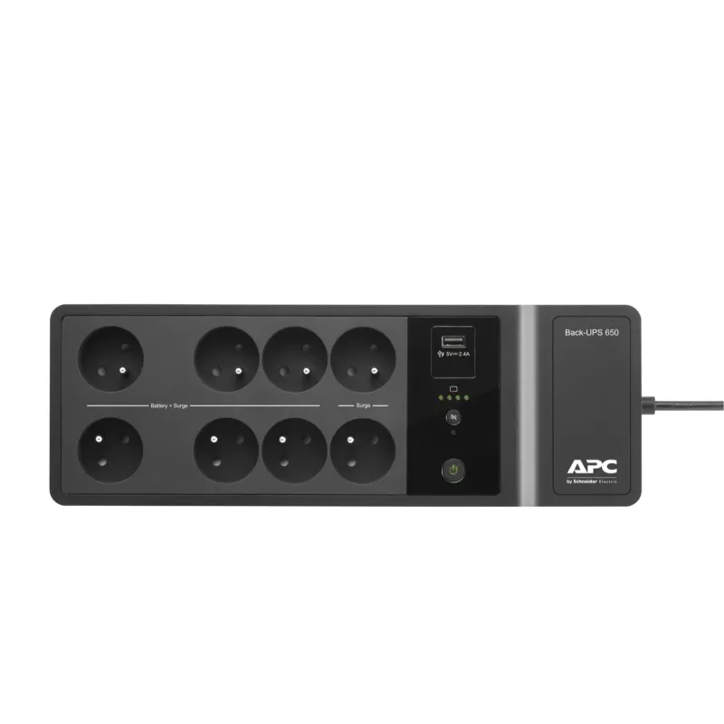 APC BE650G2-FR nepertraukiamo maitinimo šaltinis (UPS) Atsarginis (Offline) 0,65 kVA 400 W