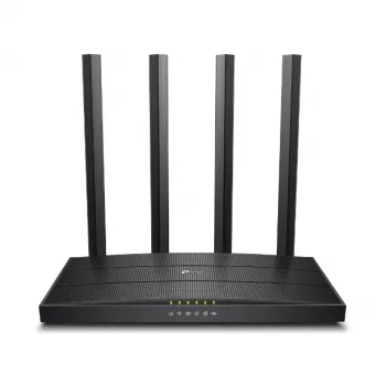 TP-Link Archer C6U belaidis maršrutizatorius Gigabit Ethernet dviejų juostų (2,4 GHz / 5 GHz) Juodas