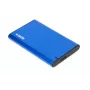 Išorinis HDD/SSD dėklas iBOX HD-05 — 2,5 colio SATA III, USB 3.2 Gen 1 (Micro-USB B), iki 10 TB, mėlynas