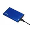 Išorinis HDD/SSD dėklas iBOX HD-05 — 2,5 colio SATA III, USB 3.2 Gen 1 (Micro-USB B), iki 10 TB, mėlynas