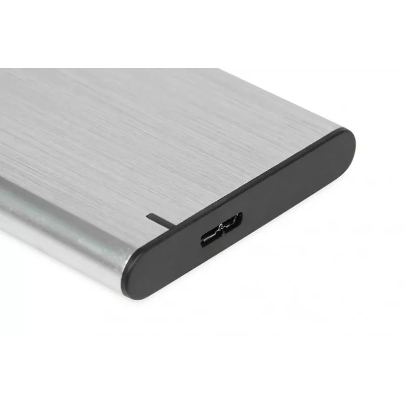 Išorinis dėklas kietajam diskui / SSD IBOX HD-05 — 2,5 colio SATA III, USB 3.2 Gen 1 (5 Gbit/s), Micro-USB B, iki 10 TB, pilka