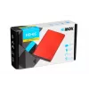 Išorinis dėklas HDD/SSD IBOX HD-05 Raudonas 2.5 colio — USB 3.2 Gen 1 (5 Gbit/s), JMicron JMS578, iki 10 TB