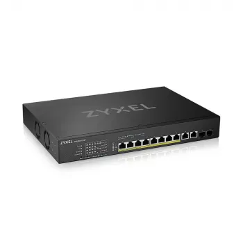 Zyxel XS1930-12HP-ZZ0101F valdomas L3 tinklo jungiklis 10G Ethernet (100/1000/10000) su PoE juodas