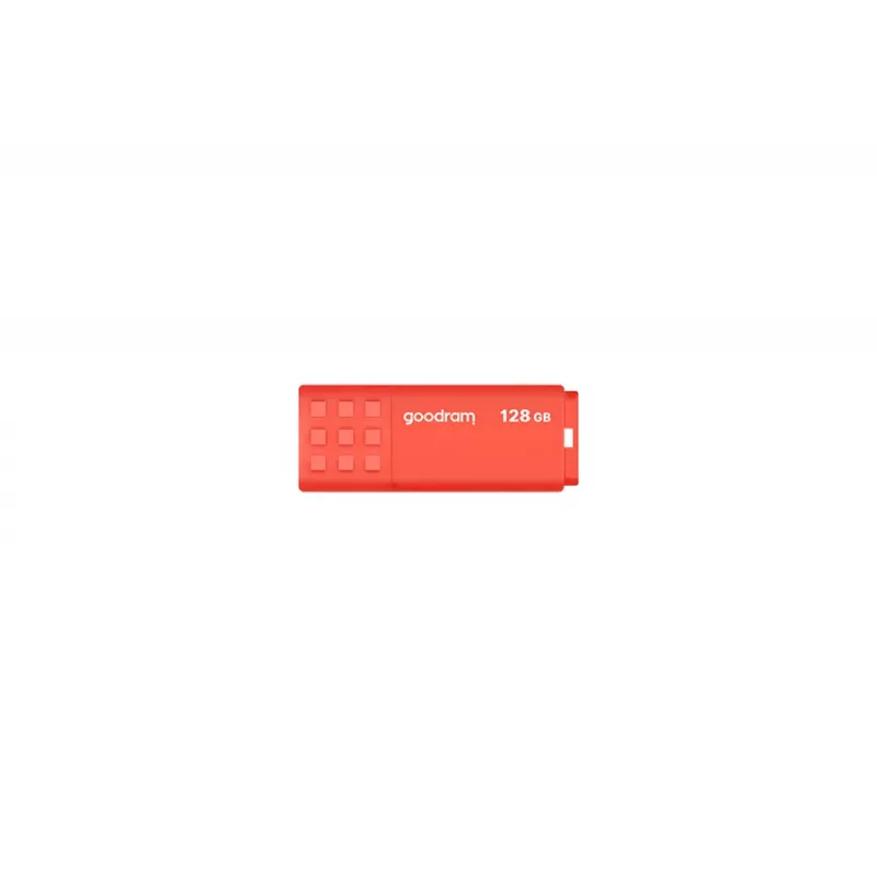 USB atmintukas GOODRAM UME3 128 GB USB Type-A 3.2 Gen 1, oranžinis, su dangteliu, 60/20 MB/s