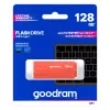 USB atmintukas GOODRAM UME3 128 GB USB Type-A 3.2 Gen 1, oranžinis, su dangteliu, 60/20 MB/s