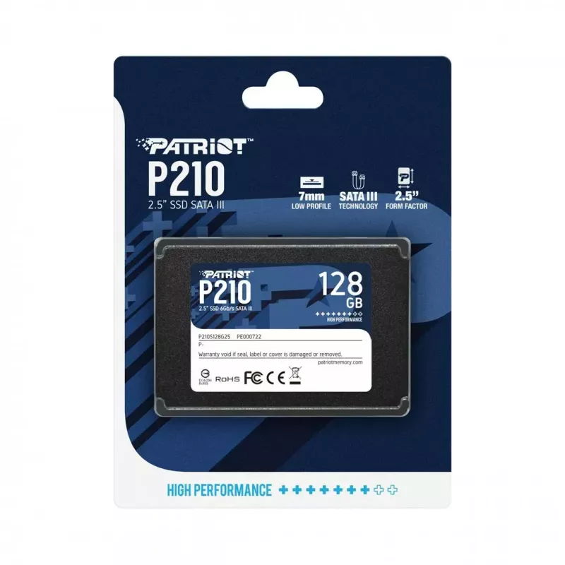 Patriot Memory P210 2.5 colio 128GB SATA III 450/350 MB/s