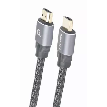Gembird CCBP-HDMI-1M Premium HDMI kabelis su Ethernet, 1 m, pilkas