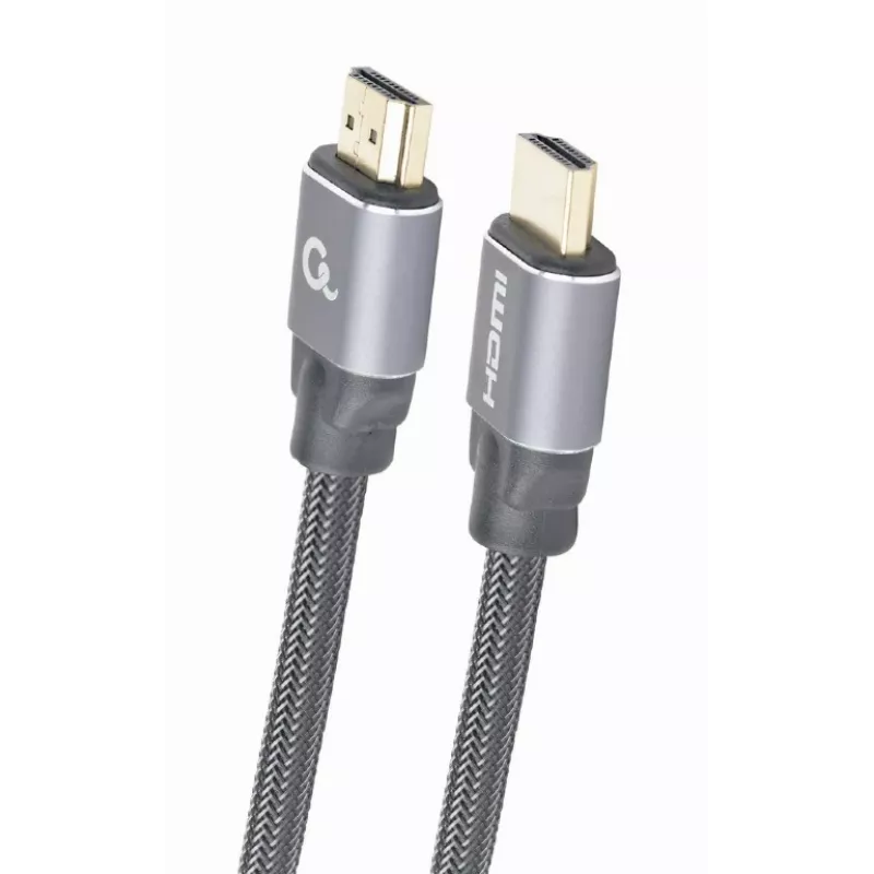 Gembird CCBP-HDMI-1M Premium HDMI kabelis su Ethernet, 1 m, pilkas