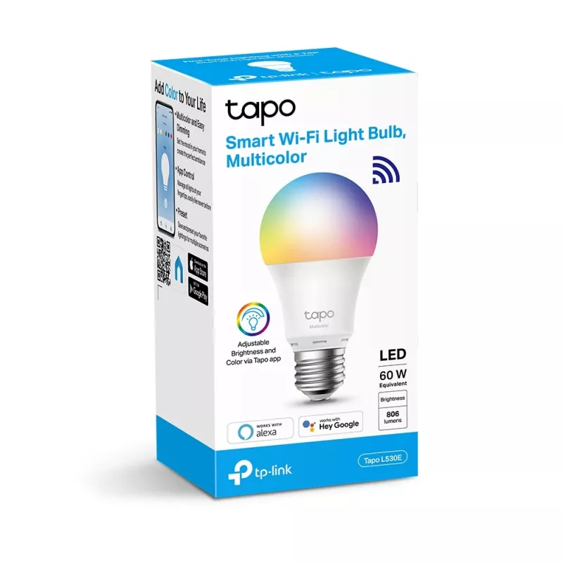 TP-Link Tapo L530E išmanioji Wi-Fi LED lemputė, daugiaspalvė, E27