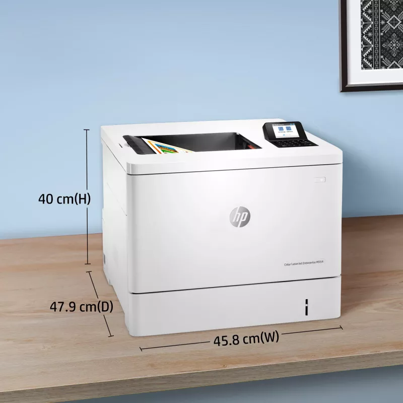 HP Color LaserJet Enterprise M554dn spausdintuvas, lazerinis, spalvotas, 1200 x 1200 DPI, A4, 33 ppm, dvipusis spausdinimas