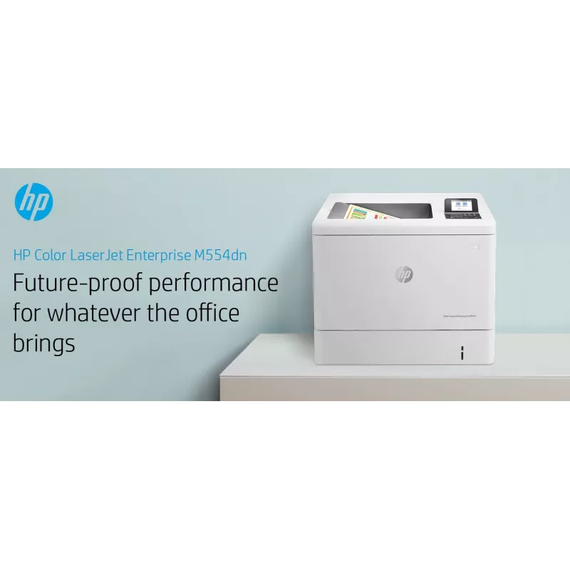HP Color LaserJet Enterprise M554dn spausdintuvas, lazerinis, spalvotas, 1200 x 1200 DPI, A4, 33 ppm, dvipusis spausdinimas