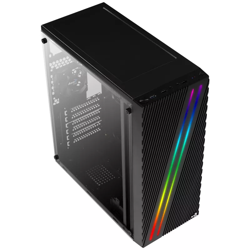 Aerocool Streak Midi Tower Juodas