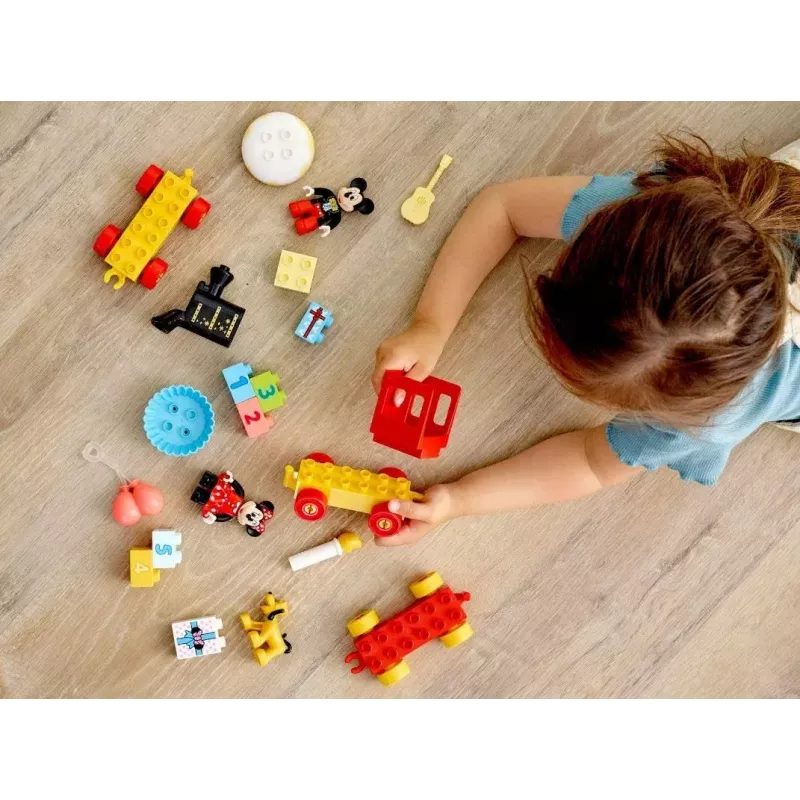 LEGO DUPLO rinkinys 10941 Mikio ir Minės gimtadienis – 22 detalės, nuo 2 metų