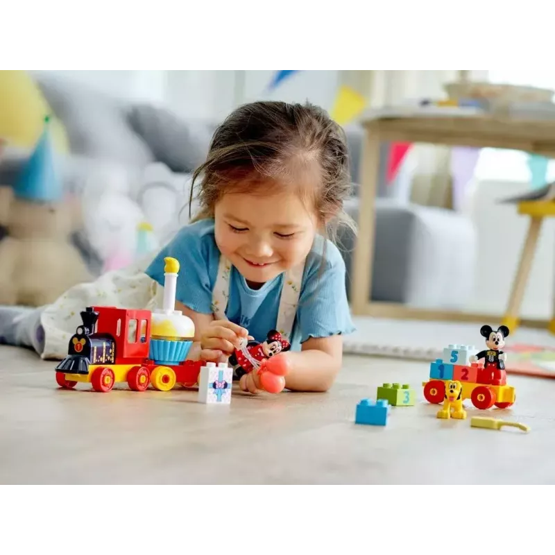 LEGO DUPLO rinkinys 10941 Mikio ir Minės gimtadienis – 22 detalės, nuo 2 metų