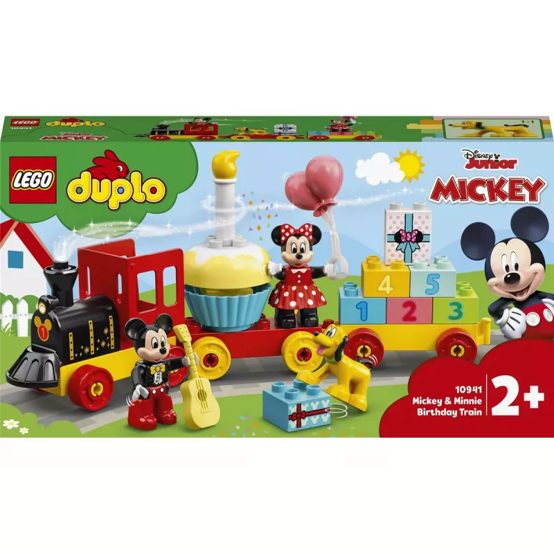 LEGO DUPLO rinkinys 10941 Mikio ir Minės gimtadienis – 22 detalės, nuo 2 metų