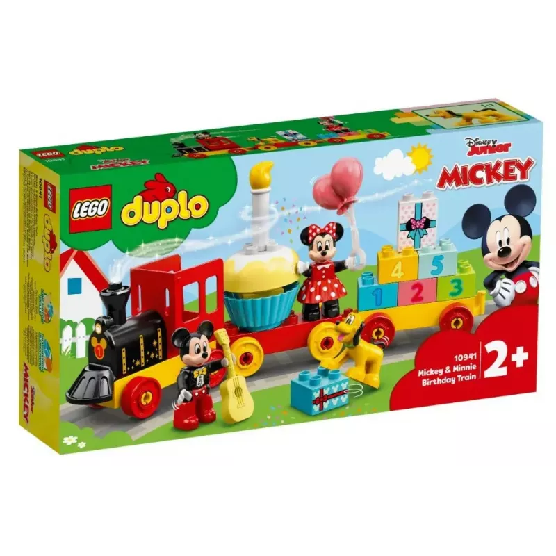 LEGO DUPLO rinkinys 10941 Mikio ir Minės gimtadienis – 22 detalės, nuo 2 metų