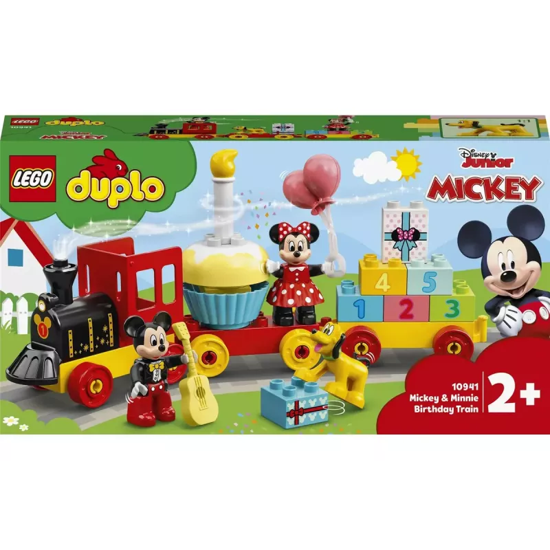 LEGO DUPLO rinkinys 10941 Mikio ir Minės gimtadienis – 22 detalės, nuo 2 metų