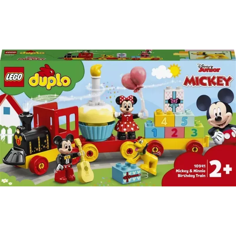 LEGO DUPLO rinkinys 10941 Mikio ir Minės gimtadienis – 22 detalės, nuo 2 metų