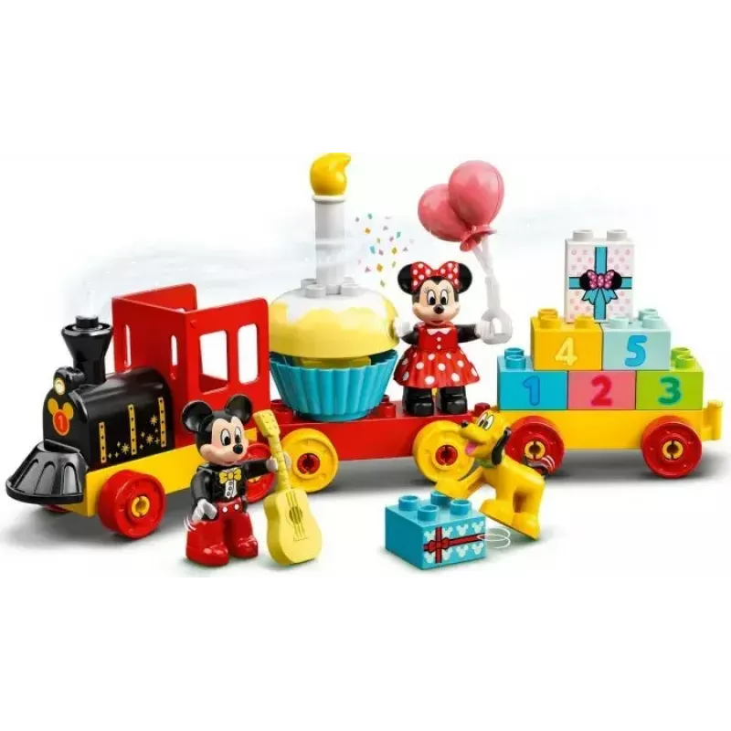 LEGO DUPLO rinkinys 10941 Mikio ir Minės gimtadienis – 22 detalės, nuo 2 metų