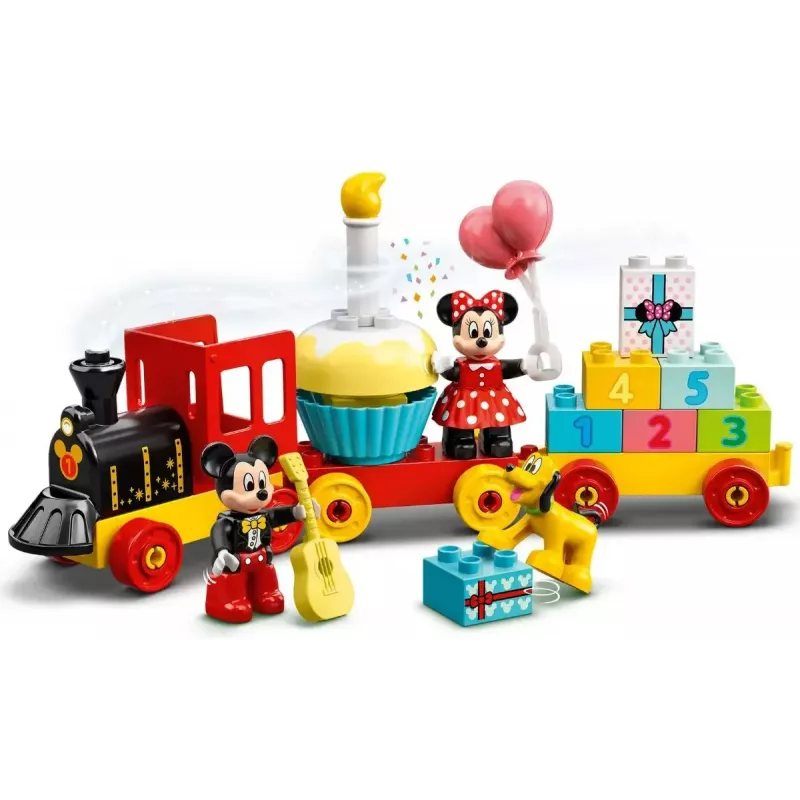 LEGO DUPLO rinkinys 10941 Mikio ir Minės gimtadienis – 22 detalės, nuo 2 metų