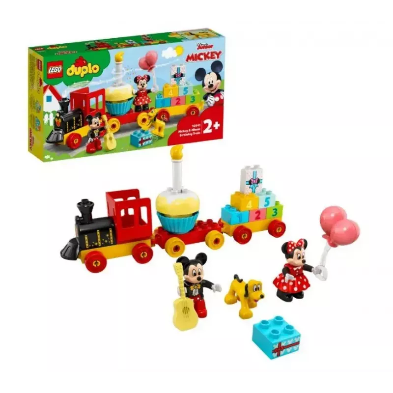 LEGO DUPLO rinkinys 10941 Mikio ir Minės gimtadienis – 22 detalės, nuo 2 metų