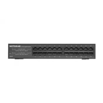 NETGEAR GS324 nevaldomas Gigabit Ethernet (10/100/1000) jungiklis, juodas