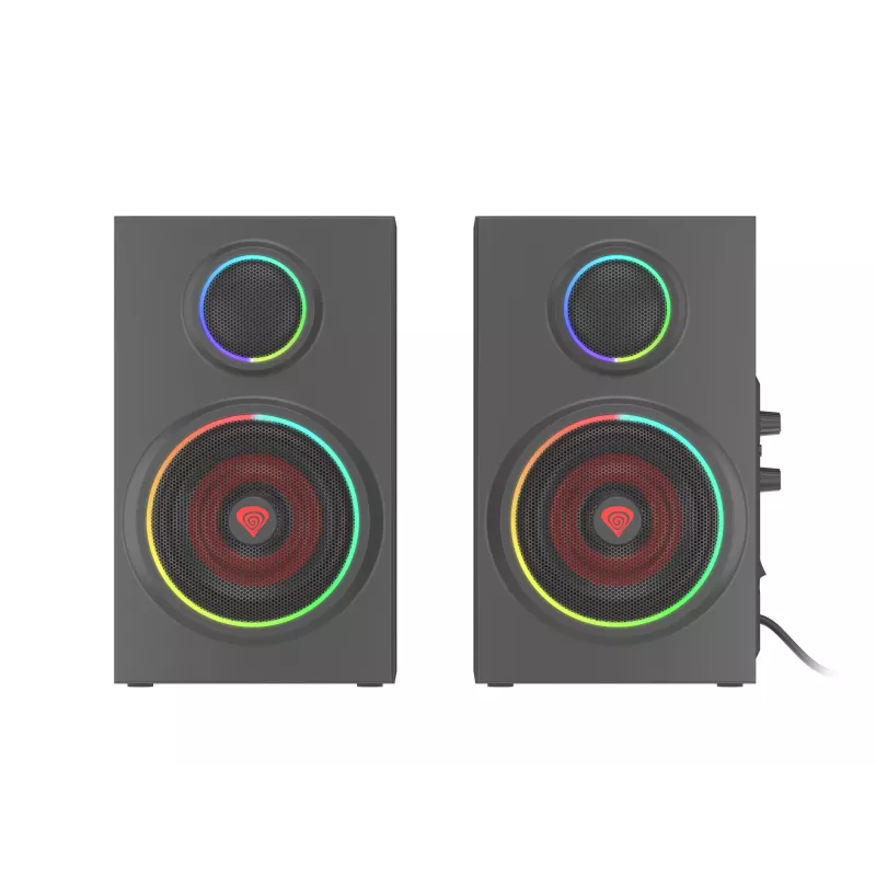 Garsiakalbių rinkinys GENESIS Helium 300 BT 24 W PC/Nešiojamam kompiuteriui Juoda 2.0 kanalai 2 krypčių Bluetooth