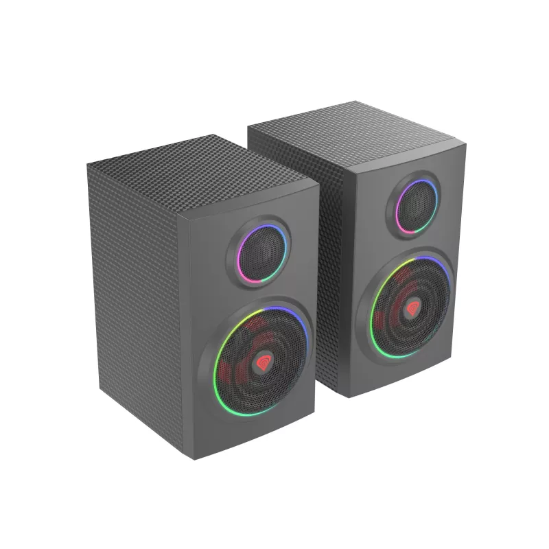 Garsiakalbių rinkinys GENESIS Helium 300 BT 24 W PC/Nešiojamam kompiuteriui Juoda 2.0 kanalai 2 krypčių Bluetooth