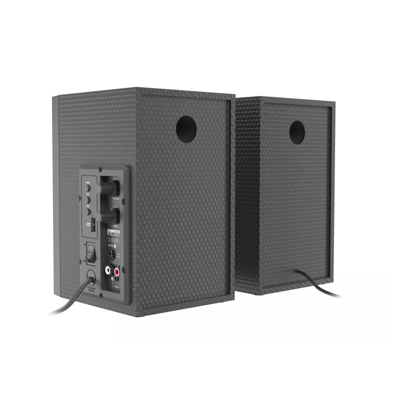 Garsiakalbių rinkinys GENESIS Helium 300 BT 24 W PC/Nešiojamam kompiuteriui Juoda 2.0 kanalai 2 krypčių Bluetooth