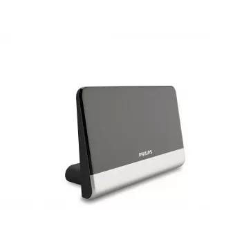 Philips SDV6222/12 skaitmeninė TV antena, juoda, sidabrinė, 48 dBi, FM, UHF, VHF, 1,8 m, 210 x 100 x 140 mm, koaksialinis