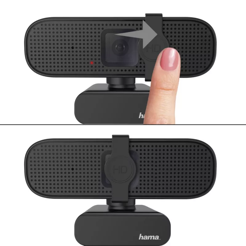 Internetinė kamera Hama C-400, 2 MP, 1920 x 1080 pikselių, USB 2.0, juoda