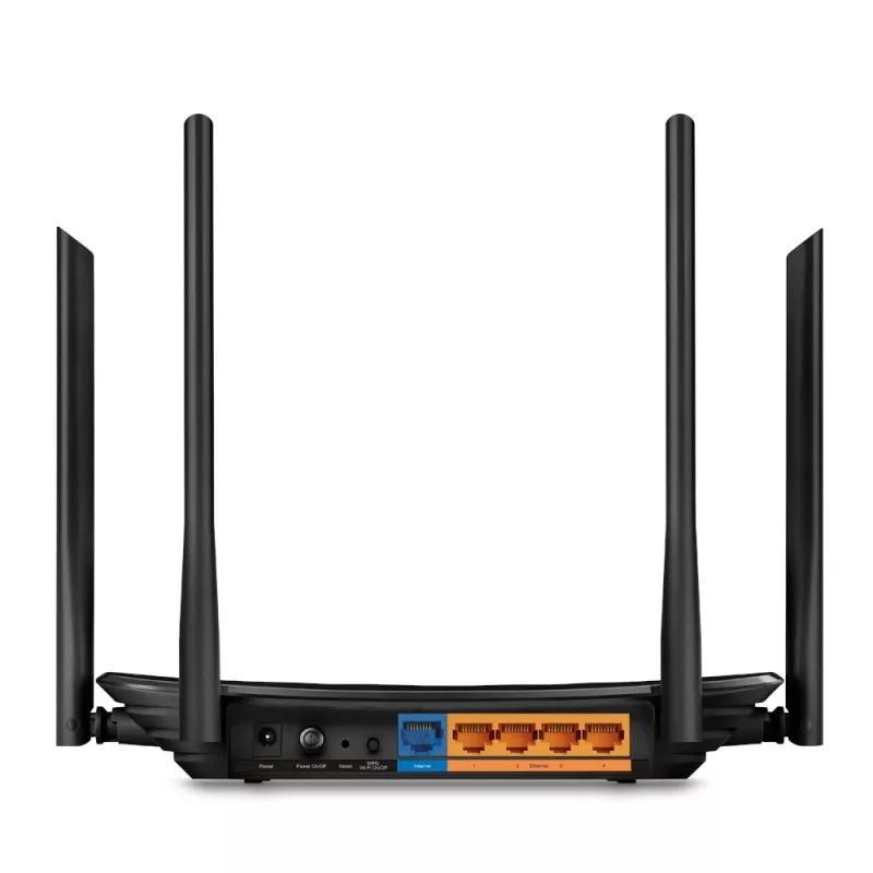 TP-Link Archer A6 belaidis maršrutizatorius AC1200 Gigabit Ethernet dviejų juostų (2,4 GHz / 5 GHz) juodas