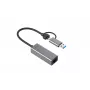 i-tec Metal USB-C/USB-A 2.5Gbps Ethernet adapteris